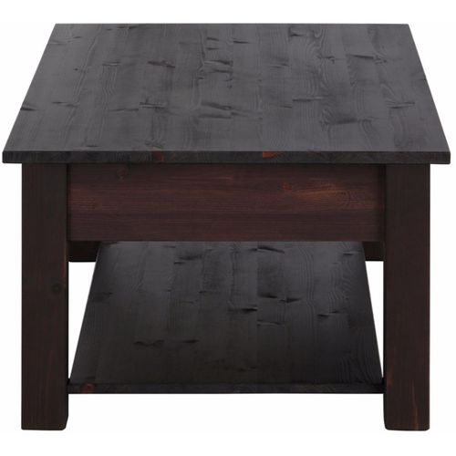 Chicago - Table Basse En Pin Marron