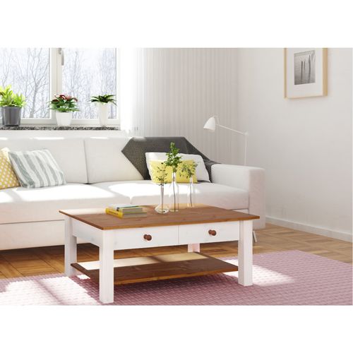Chicago - Table Basse En Bois Blanc