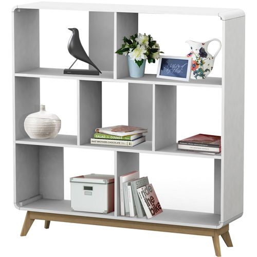 Cassie - Bibliothèque En Mélaminé Blanc