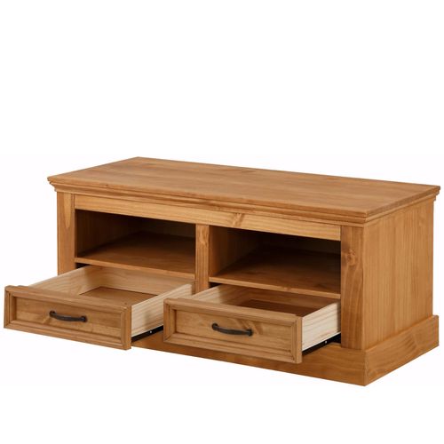 Selma-banc à 2 Tiroirs Teinté Blanc