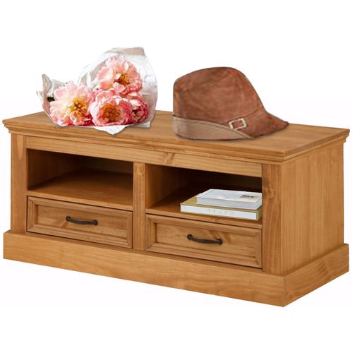 Selma-banc à 2 Tiroirs Teinté Blanc