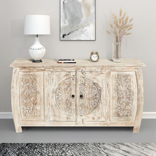 Mahar-buffet 4 Portes Creme White