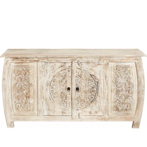 Mahar-buffet 4 Portes Creme White