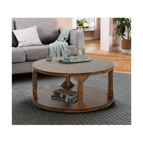 Sharada-table Basse 60 Cm Marron