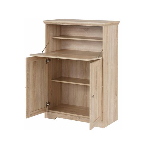 Nanna - Secretaire Chêne 3 Portes