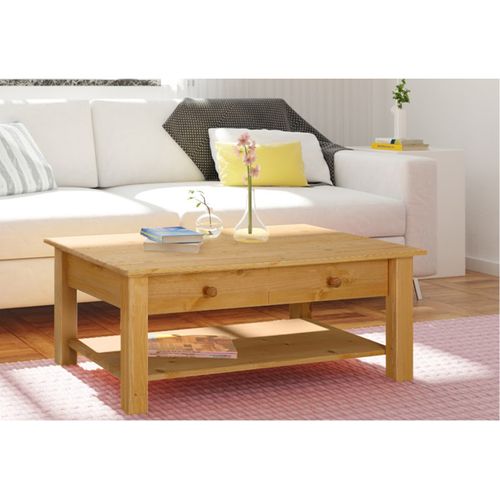 Chicago - Table Basse En Pin Nature