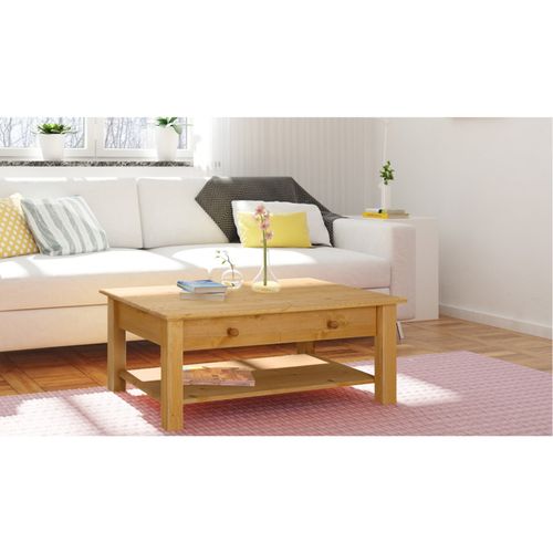 Chicago - Table Basse En Pin Nature