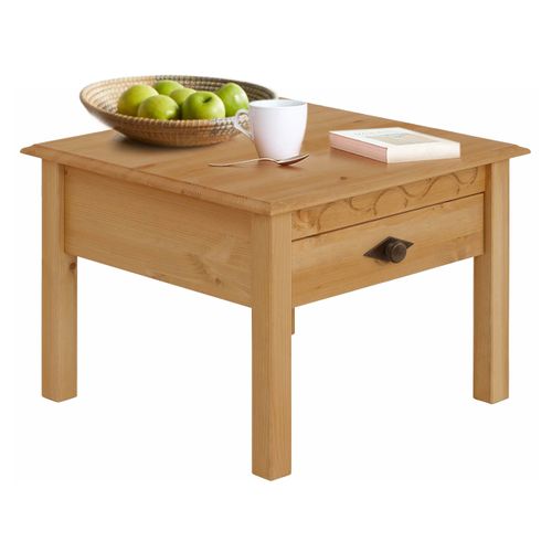 Laura- Table Basse Avec 1 Tiroir En Pin