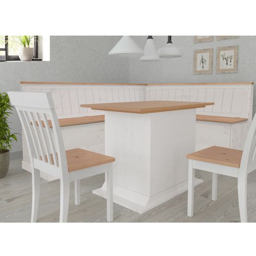 Sara-banc D'angle De Cuisine En Pin Blanc L