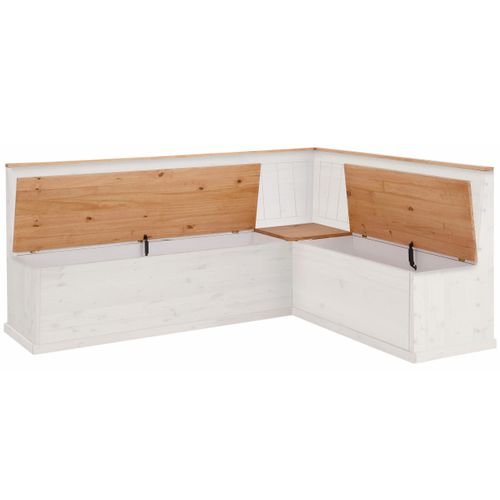 Sara-banc D'angle De Cuisine En Pin Blanc L
