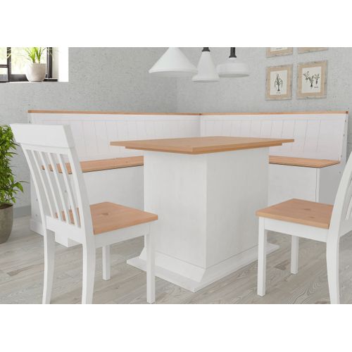 Sara-banc D'angle De Cuisine En Pin Blanc L