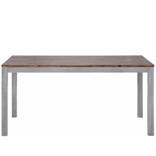 Kenya-table De Salle à Manger 200x90 Cm En Bois D'acacia Marron