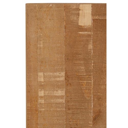 Rondo-panneau Mural Avec 8 Crochets En Pin Naturel