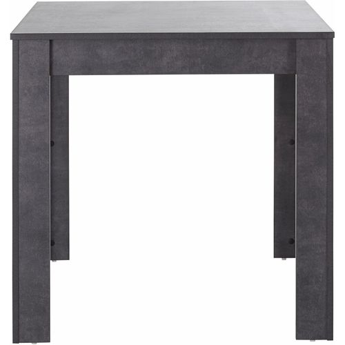 Lynn - Table à Manger En Effet Ardoise 4 Personnes L80