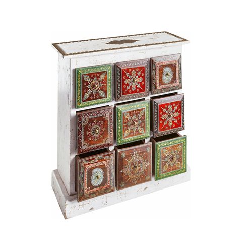 Vivek-commode 9 Tiroirs Mix