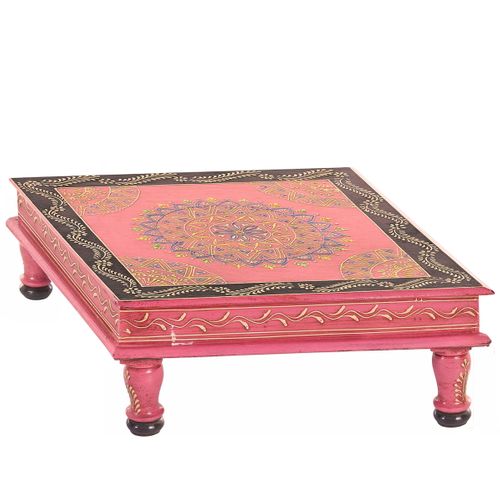 Salim-table basse En Manguier Rose