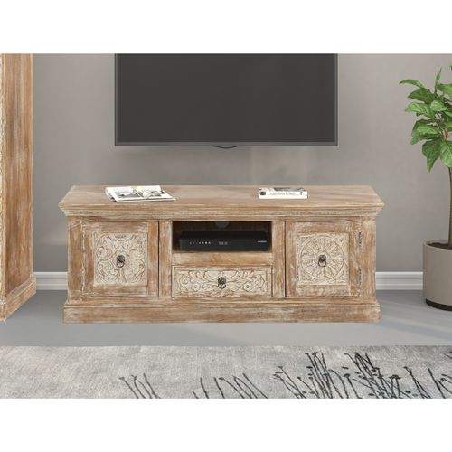 Malati-meuble TV Bas Marron Clair