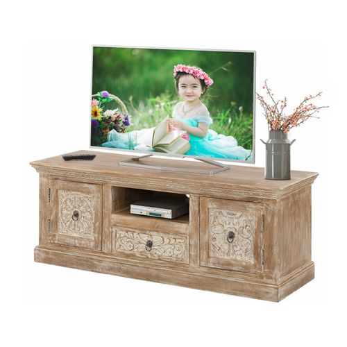 Malati-meuble TV Bas Marron Clair