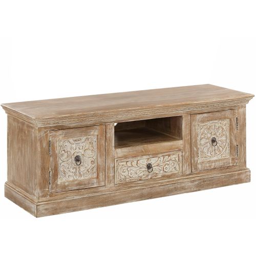 Malati-meuble TV Bas Marron Clair