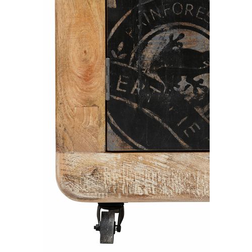 Bully-buffet à 2 Portes Et 3 Tiroirs De Couleurs Assorties