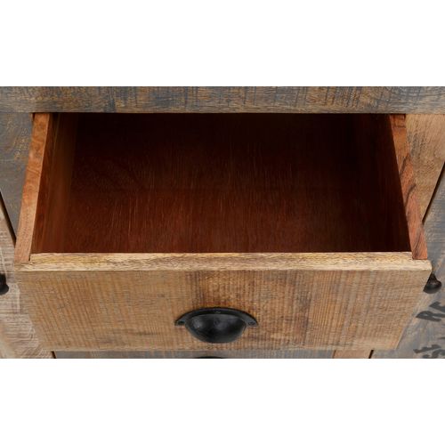 Bully-buffet à 2 Portes Et 3 Tiroirs De Couleurs Assorties