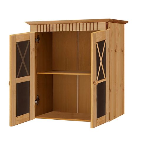 Cornelia-armoire De Toilette En Pin Marron