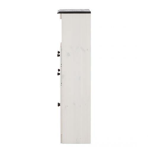 Cornelia-armoire Avec 4 Tiroirs Et 2 Portes En Pin