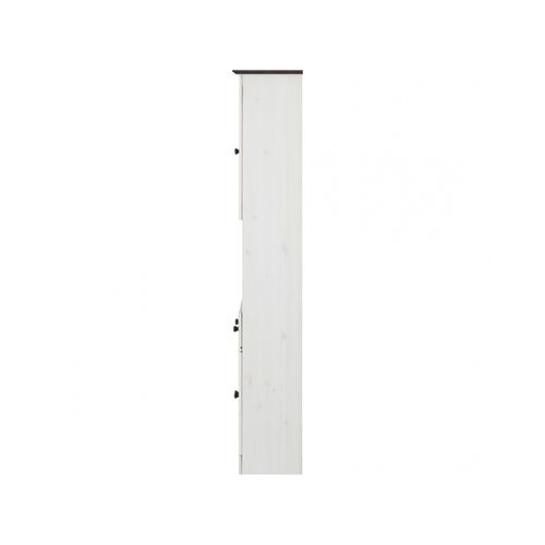 Cornelia-colonne Avec 2 Tiroirs Et 2+2 Portes En Pin Blanc