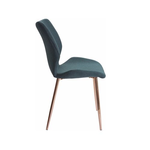 Ayla-chaise 2 Pack En Tissu Vert