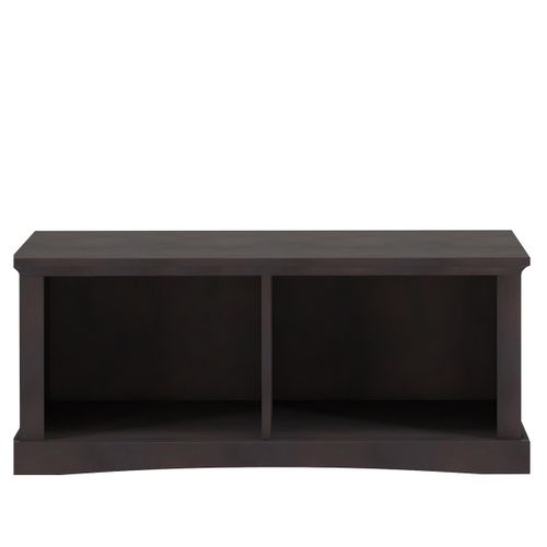 Abby-banc Avec Rangement En Pin Marron