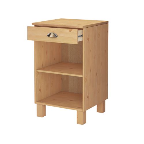 Toscana-armoire 50 Cm 1 Tiroir Teinté/ciré