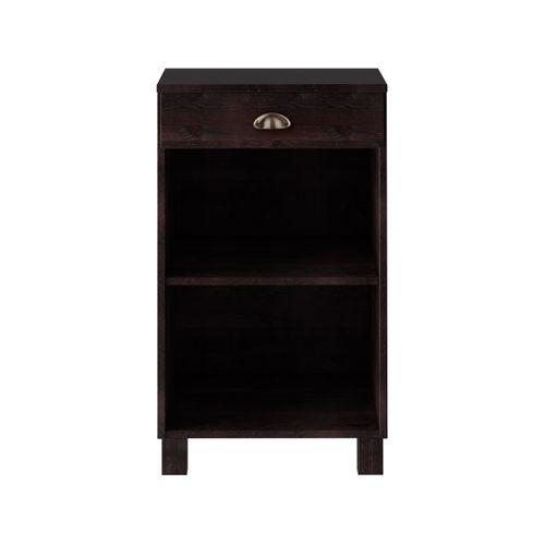 Toscana-armoire 50 Cm 1 Tiroir Pin Marron