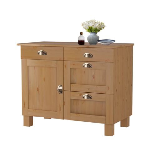 Toscana-kit Meuble Avec 4 Tiroirs En Cire Teintée