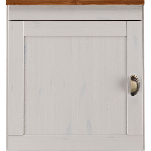 Toscana-kit Armoire Murale Avec 1 Porte En Blanc Miel