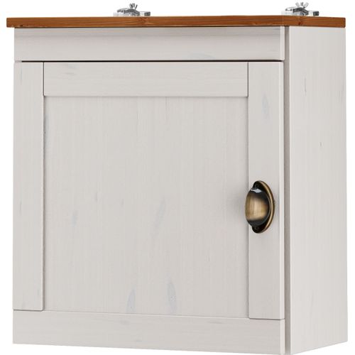 Toscana-kit Armoire Murale Avec 1 Porte En Blanc Miel