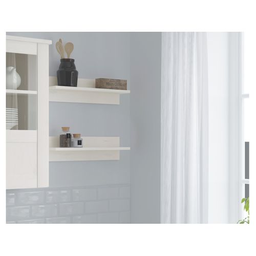 Alby-étagère Étroite Blanche