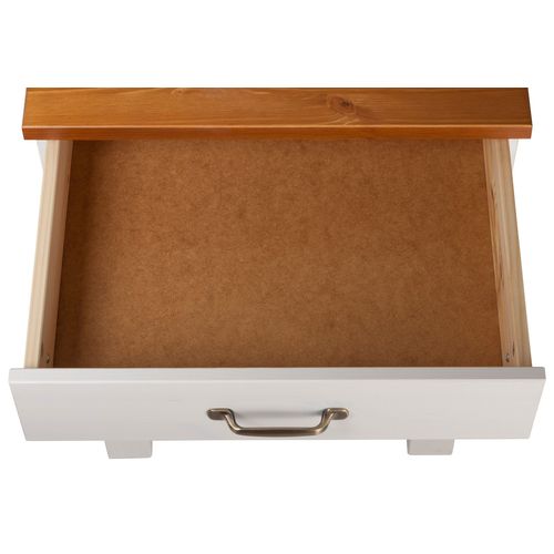 Alby-meuble 1 Tiroir Blanc/miel