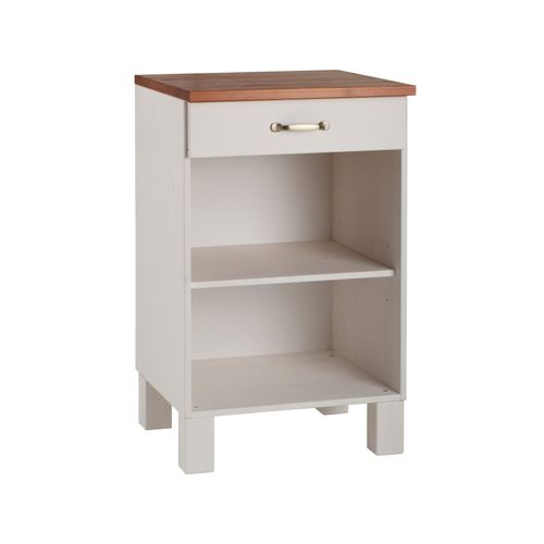 Alby-meuble 1 Tiroir Blanc/miel