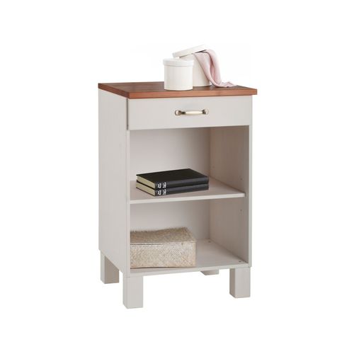 Alby-meuble 1 Tiroir Blanc/miel