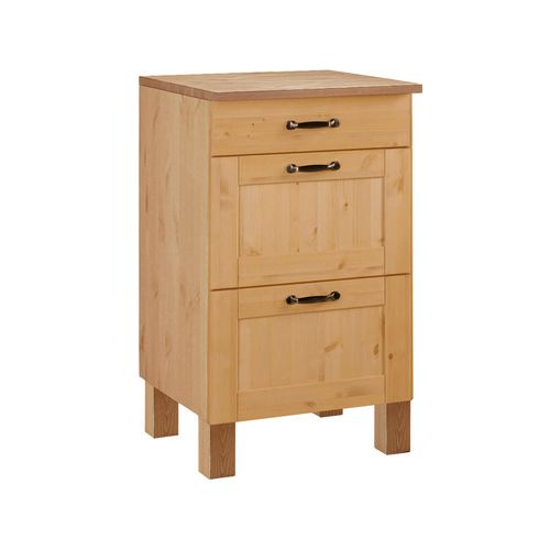 Alby-meuble 3 Tiroirs Teinté/ciré 85x50cm