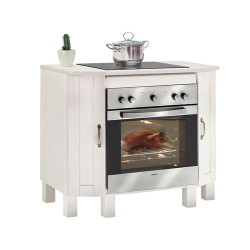 Alby-meuble De Four 2 Portes Blanc