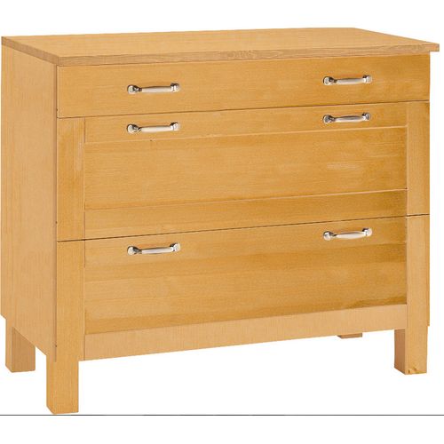 Alby-Buffet 3 Tiroirs Teinté/ciré 85x100cm