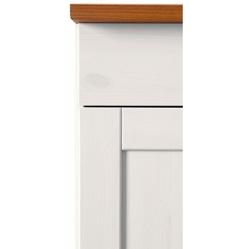 Alby-meuble Sous-vasque 60 Cm 2 Portes Blanc/miel