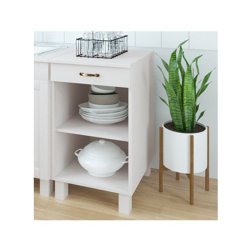 Alby-armoire 60 Cm 1 Tiroir Blanc