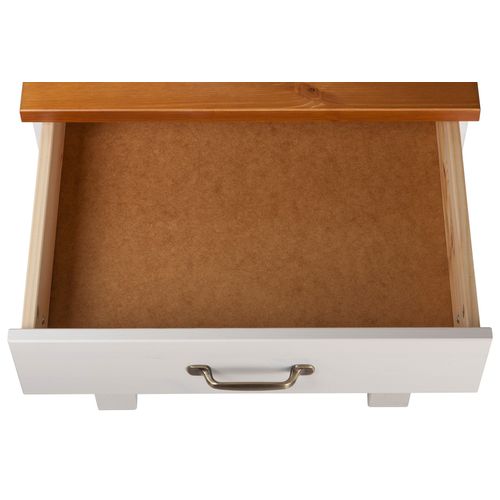 Alby-armoire 60 Cm 1 Tiroir Blanc/miel