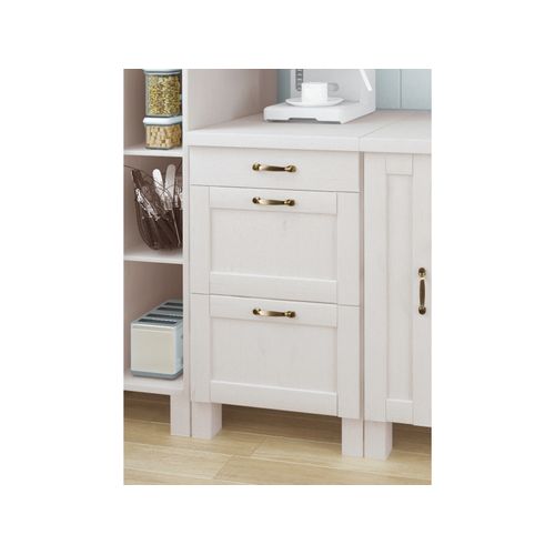 Alby-armoire 60 Cm 3 Tiroirs Blanche