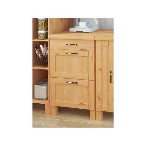 Alby-armoire 60 Cm 3 Tiroirs Teintée/cirée