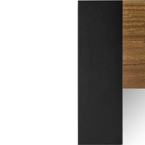 Chris-miroir En Effet Chêne Noir