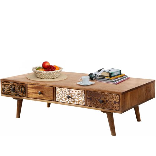 Bhaskar-table Basse Marron