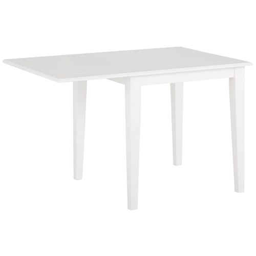 Fullerton - Table à Manger En Mdf Chêne Blanc  4 Personnes L80